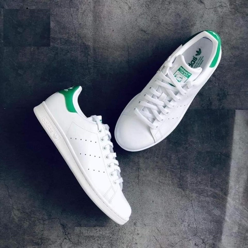 (Giày AUTH) Giày Adidas Stan Smith Green chính hãng