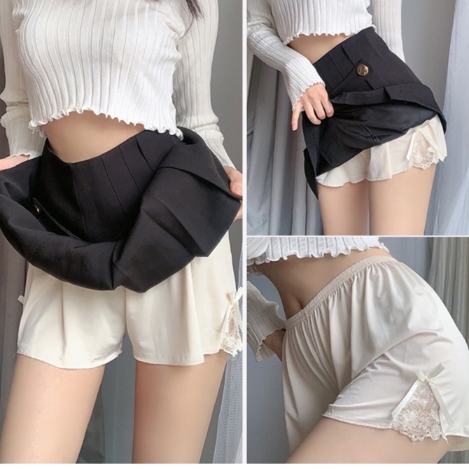 Quần đùi ngắn nữ dây nơ quyến rũ, quần short đùi nữ mặc nhà freesize 70kg | BigBuy360 - bigbuy360.vn