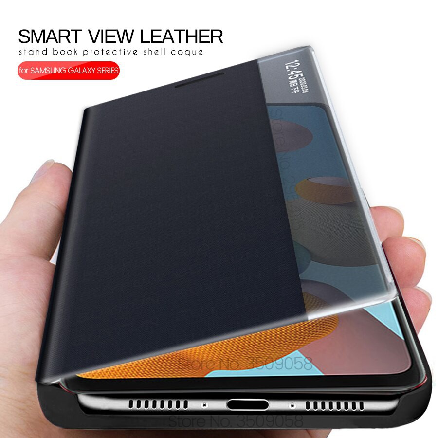 EDX Bao da điện thoại nắp lật thông minh tích hợp giá đỡ bảo vệ cho Samsung A21s Galaxy A71 A51 M21 M31 M30s