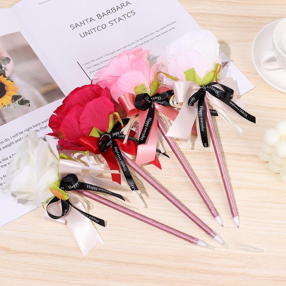 1 Bút Mực Nước Hình Hoa Hồng Dễ Thương