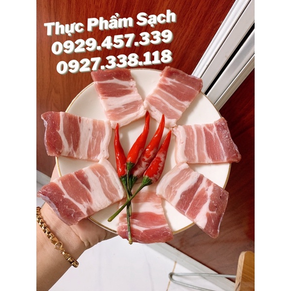 Thịt Heo Ba Rọi - 1kg Thịt Tươi
