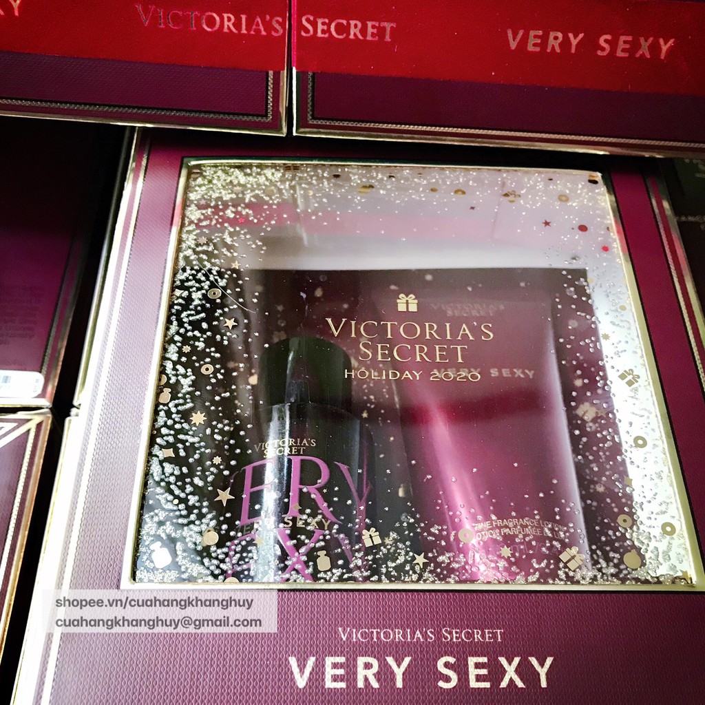 Bộ Victoria's Secret Very Sexy gồm Xịt thơm 75 ml & Dưỡng thể 100 ml (Mỹ) | Thế Giới Skin Care