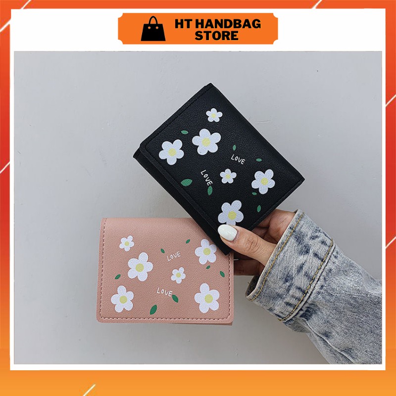 Ví nữ đẹp ngắn mini nhỏ thời trang cute dễ thương bỏ túi đựng tiền giá rẻ HYTACO VN05
