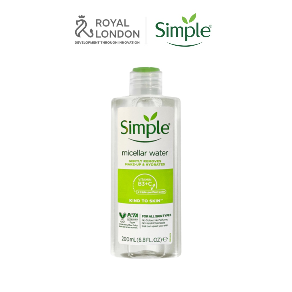 Nước Tẩy Trang Dịu Nhẹ Simple Kind To Skin Micellar Water 200ml