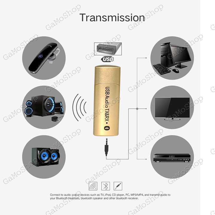 USB BLUETOOTH 2IN1 YPF-04 PHÁT VÀ NHẬN ĐA NĂNG