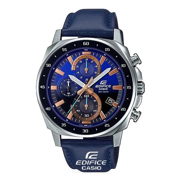 Đồng hồ nam dây da Casio Edifice EFV 600L 2A