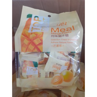 Kẹo dẻo nhân trái cây tươi top FRUIT MEAL MANGO FLAVOR - hương xoài 320G