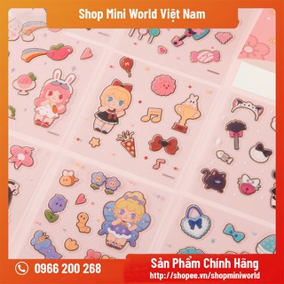 Bộ Sticker Mini World [71 Miếng Nhãn Dán]