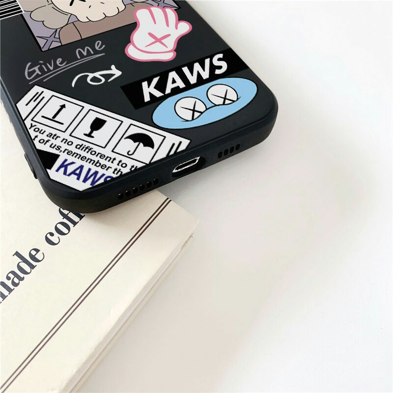 Ốp lưng iphone Kaws Nice cạnh vuông BVC 7/7plus/8/8plus/x/xs/11/12/pro/max/plus/promax [Tomax Shop]
