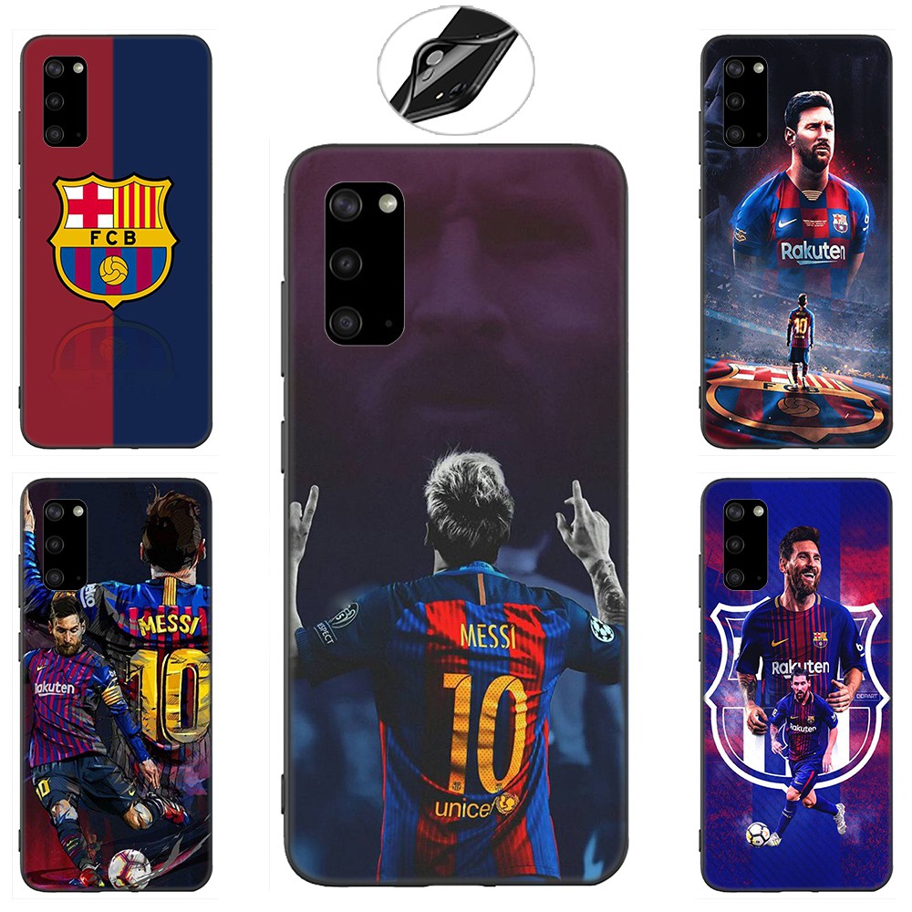Samsung Galaxy A02S A31 A42 Note 20 10 9 8 Ultra Plus Lite Note20 Note10 Casing Soft Case 62SF Messi football Player mobile phone case