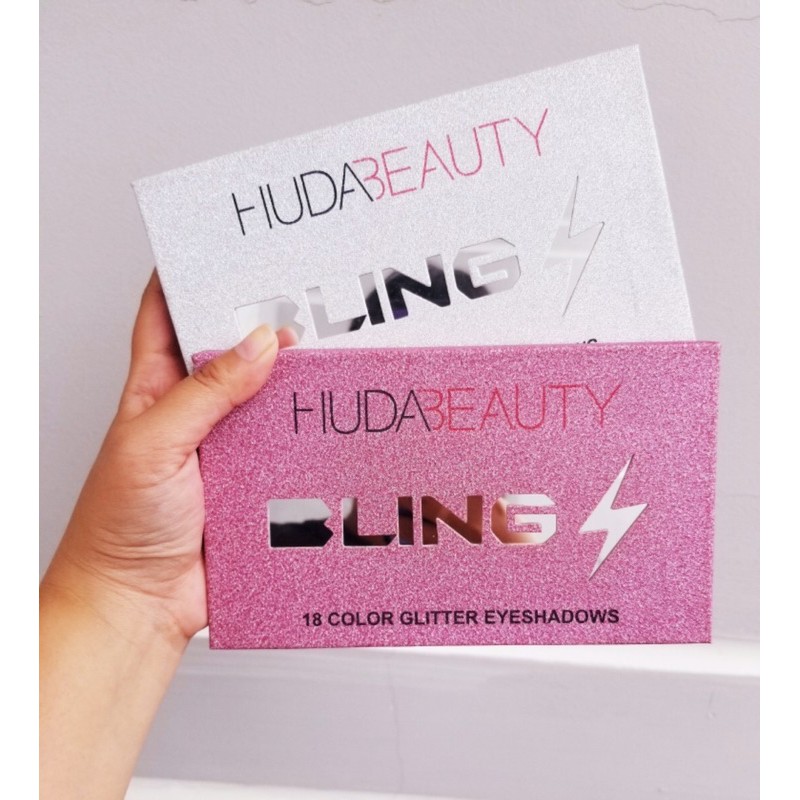 [Mỹ phẩm chính hãng]Màu Mắt Nhủ Kim Tuyến 18 Ô HUDA BEAUTY NỘI ĐỊA THAILAND