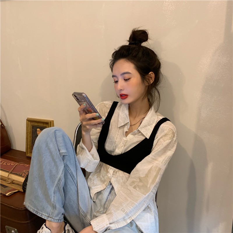 [SẴN] Áo gile len nữ Ulzzang Quảng Châu AGL15 | BigBuy360 - bigbuy360.vn