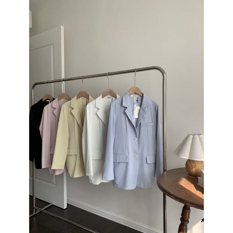933 ÁO BLAZER HAI CÚC DỌC DÀI TAY | BigBuy360 - bigbuy360.vn