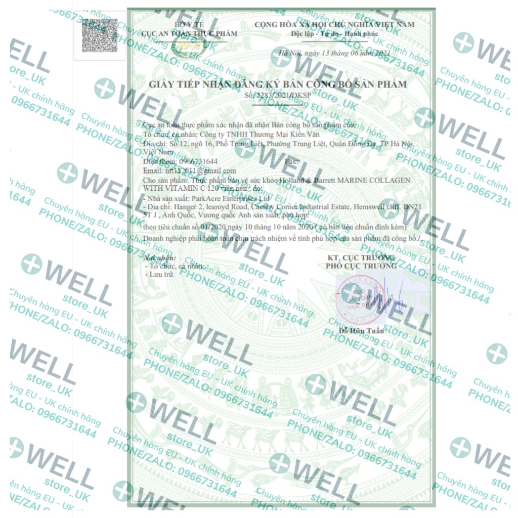 UK- VIÊN UỐNG ĐẸP DA MARINE COLLAGEN &VTM C