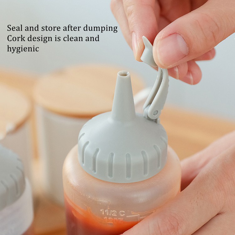 [ Featured ] Bình Đựng Nước Sốt 175 / 350ml Chống Tràn Tiện Dụng Cho Nhà Bếp