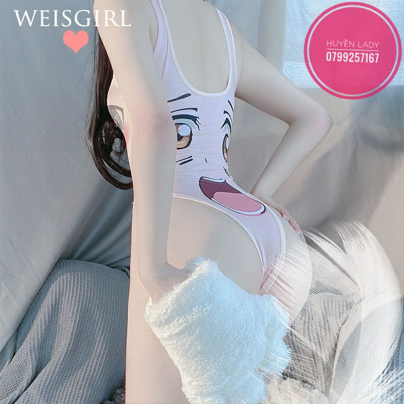 Bodysuit Hoạ Tiết Anime Nhật Bản / bộ đồ lót liền thân | BigBuy360 - bigbuy360.vn