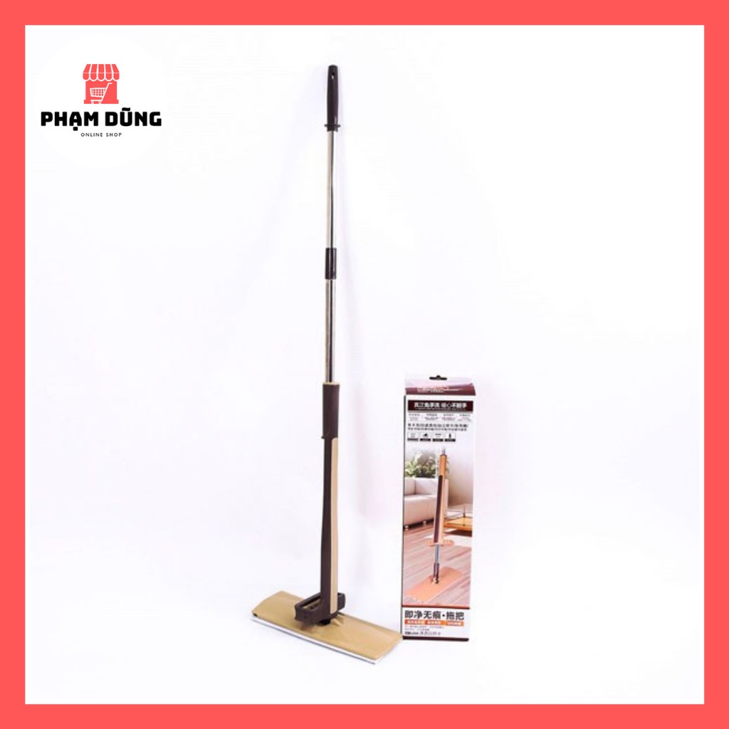 Cây lau nhà tự vắt thông minh kèm 2 bông lau Spin Mop.