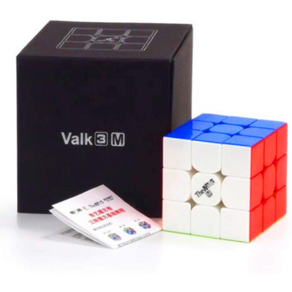 Rubik 3x3 Qiyi The Valk 3M Stickerless - Rubik Nam Châm Từ Tính Cao Cấp