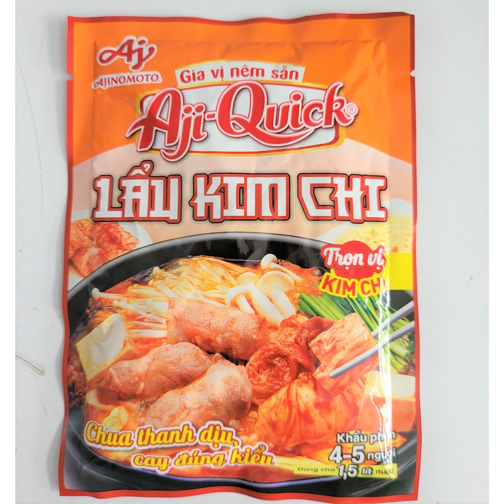 [Gói 44g - LẨU KIM CHI] Gia vị nêm sẵn Aji Quick [VN] AJINOMOTO Kimchi Hot Pot Seasoning