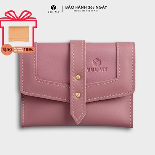 Ví da nữ mini nhỏ gọn đựng tiền đựng thẻ YUUMY YV29 nhiều màu