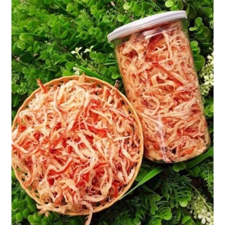 Mực hấp nước dừa xé sợi siêu ngon