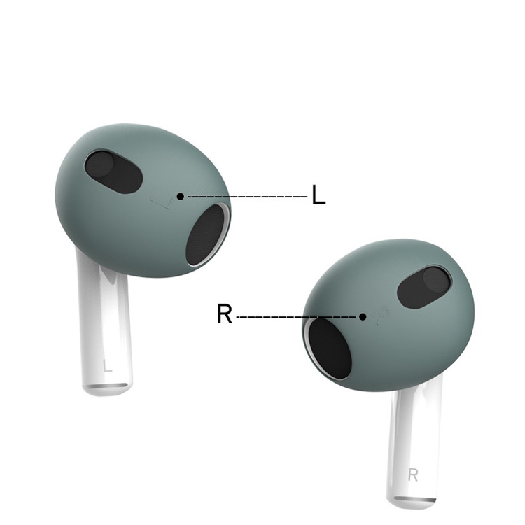 Cặp vỏ bọc nút tai nghe bằng silicon mềm chống trượt cho Airpods 3 / Airpods Pro / Airpods Pro 2