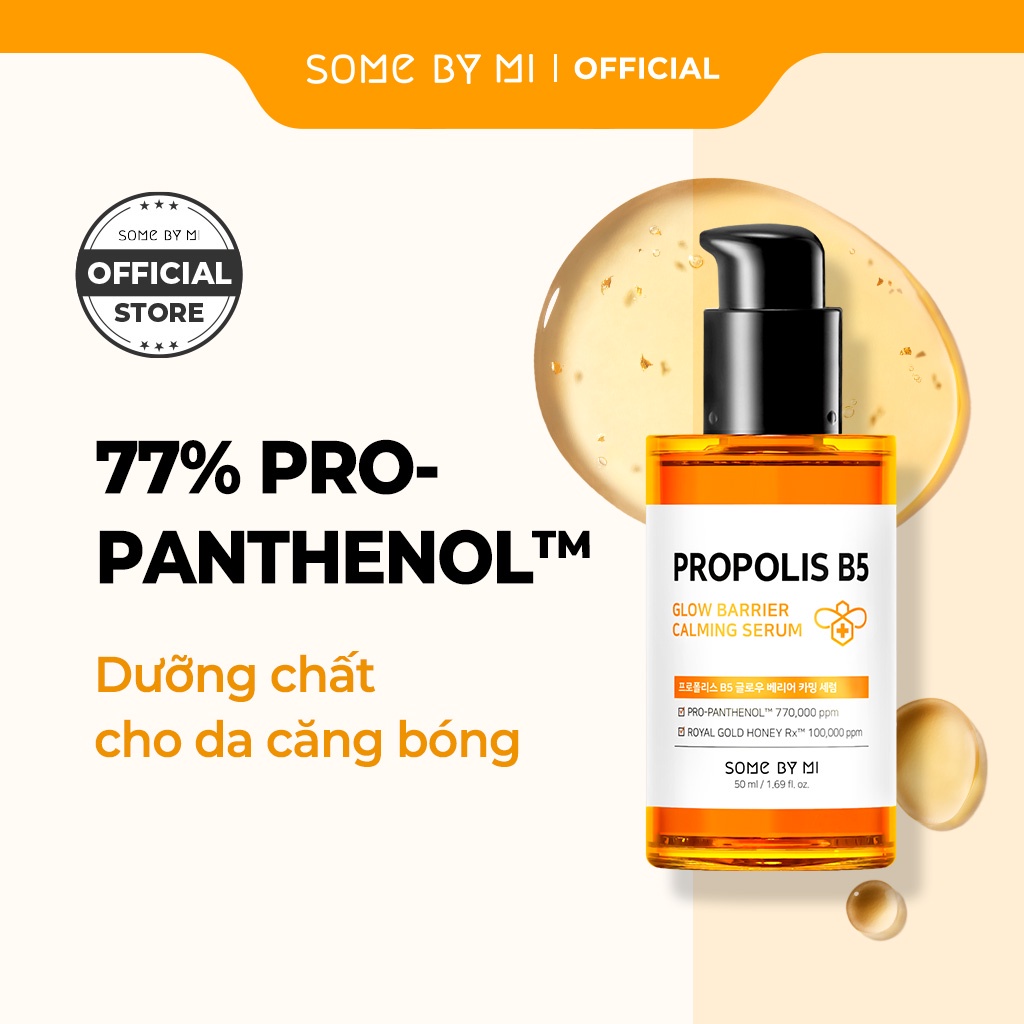 Serum SOME BY MI từ keo ong Propolis & vitamin B5 làm dịu dưỡng da sáng bóng 50ml