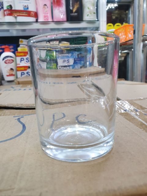 Bộ Cốc thủy tinh trơn 200ml 6 cái dùng làm cốc cafe, cốc uống nước, cốc trà