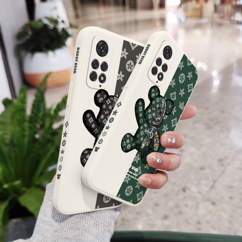 Ốp Điện Thoại Họa Tiết Gấu Sáng Tạo Cho Xiaomi Redmi Note 11 11s 11T PRO Plus + 4G 5G