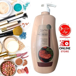 Sữa tắm linh chi she'nã 1200ml - dưỡng da, trắng da, dưỡng ẩm hiệu quả