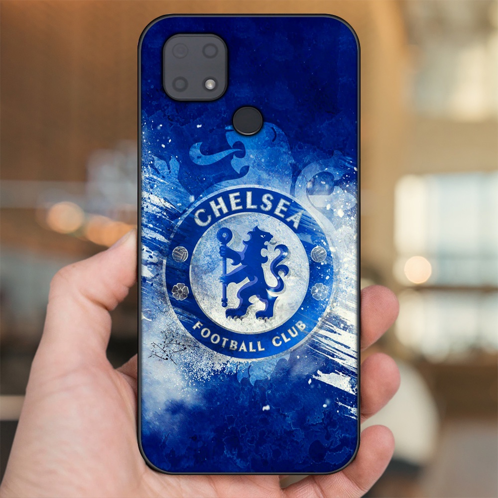 Ốp lưng Xiaomi Redmi 10C viền đen in hình Chelsea FC