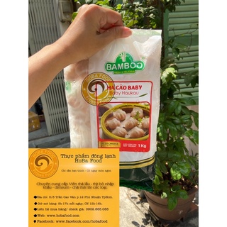 Há cảo baby nhân thịt nhãn hiệu Bamboo gói 60v/kg [ Giao hàng hoả tốc 2-3h tại tphcm]