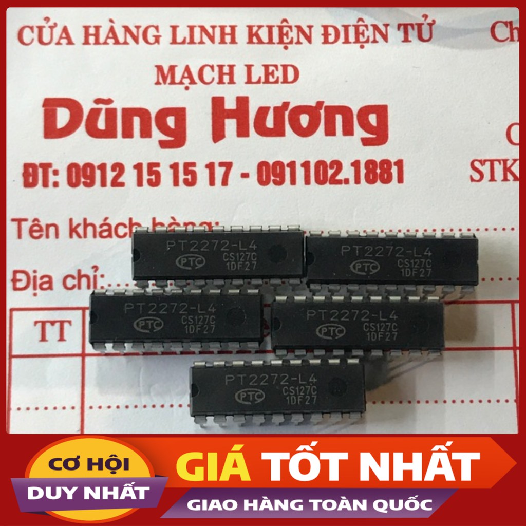 IC thu sóng PT2272 giá 5 con