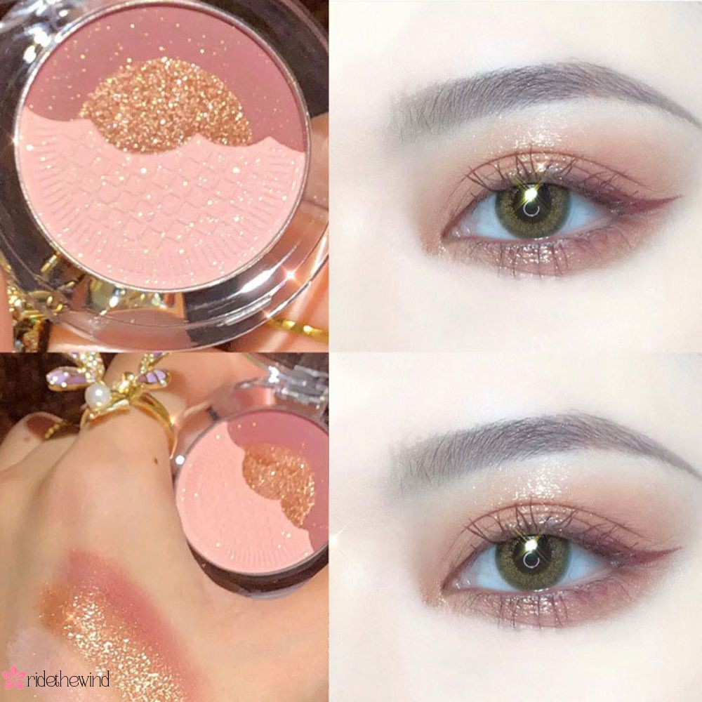 (Hàng Mới Về) Bảng Phấn Mắt Chống Nước Màu Sắc Long Lanh Tiện Dụng Chất Lượng Cao