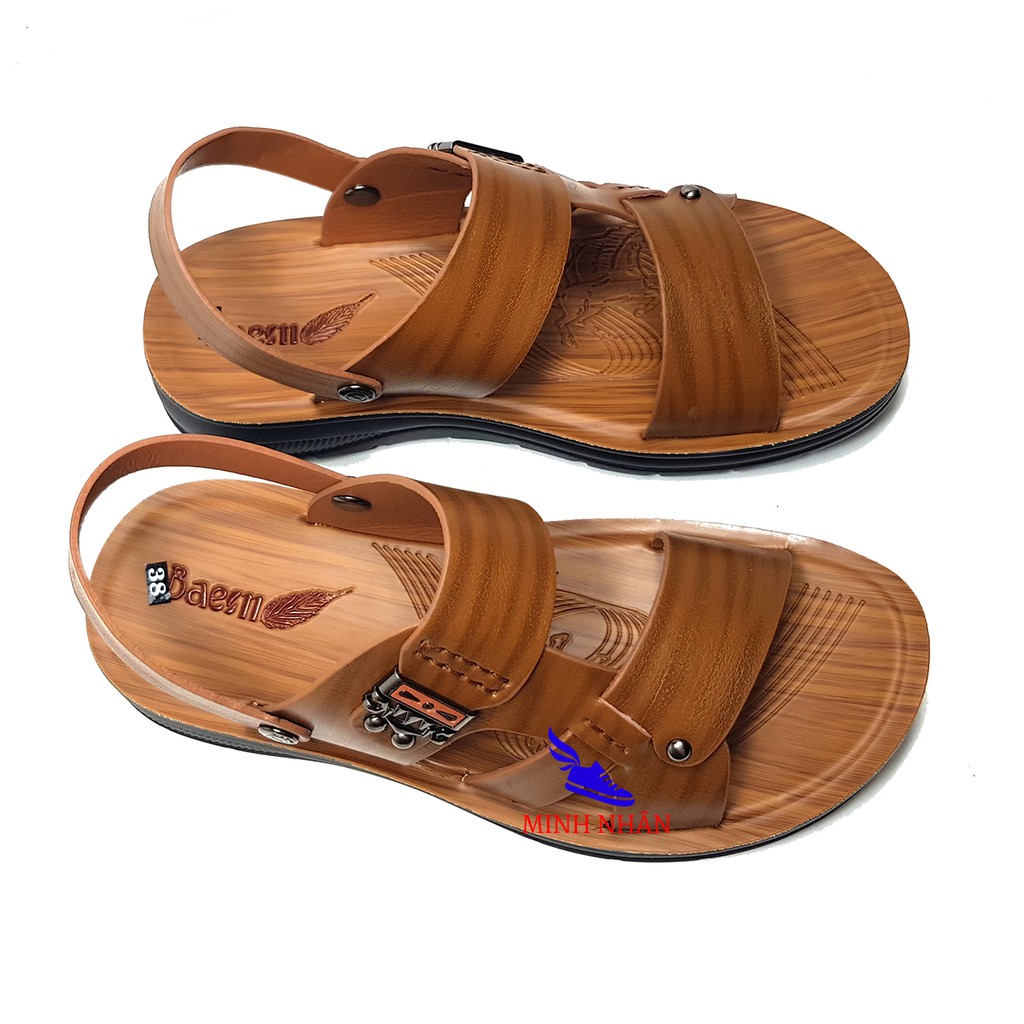 [Freeship 99k]Xăng đan nam da bò cao cấp mẫu mới nhất 2019 DQ-19