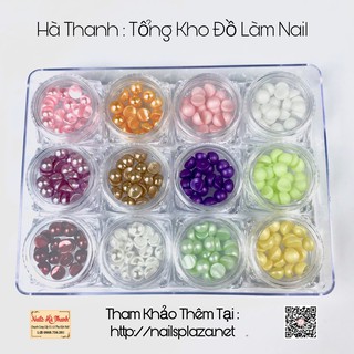 Set 12 Hạt Trai Nửa Ôm Phom 12 Màu 1211