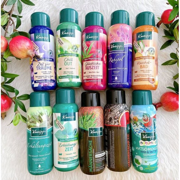 Tắm bồn tạo bọt Kneipp dưỡng da, thư giãn
