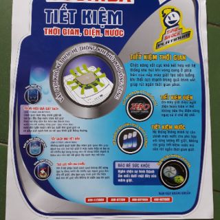 Tem dán máy giặt Toshiba