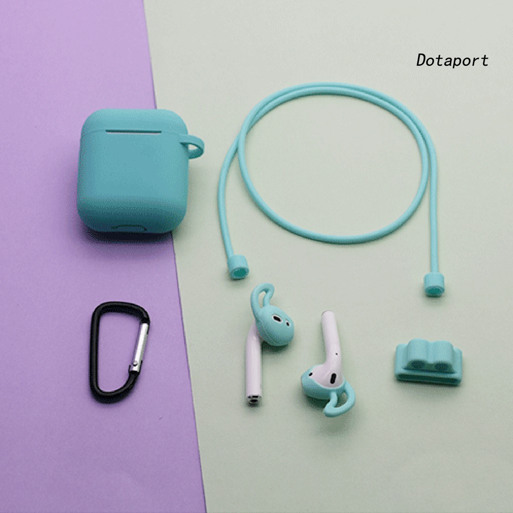 Vỏ Đựng Bảo Vệ Hộp Sạc Tai Nghe Airpods 1 / 2 Kèm Phụ Kiện