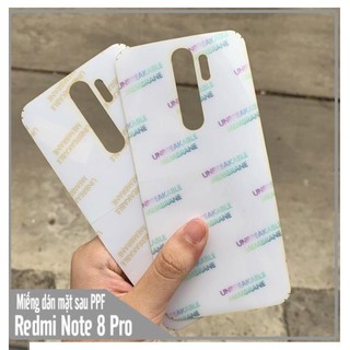 Miếng dán ppf xiaomi redmi note 8/note 8 pro không full