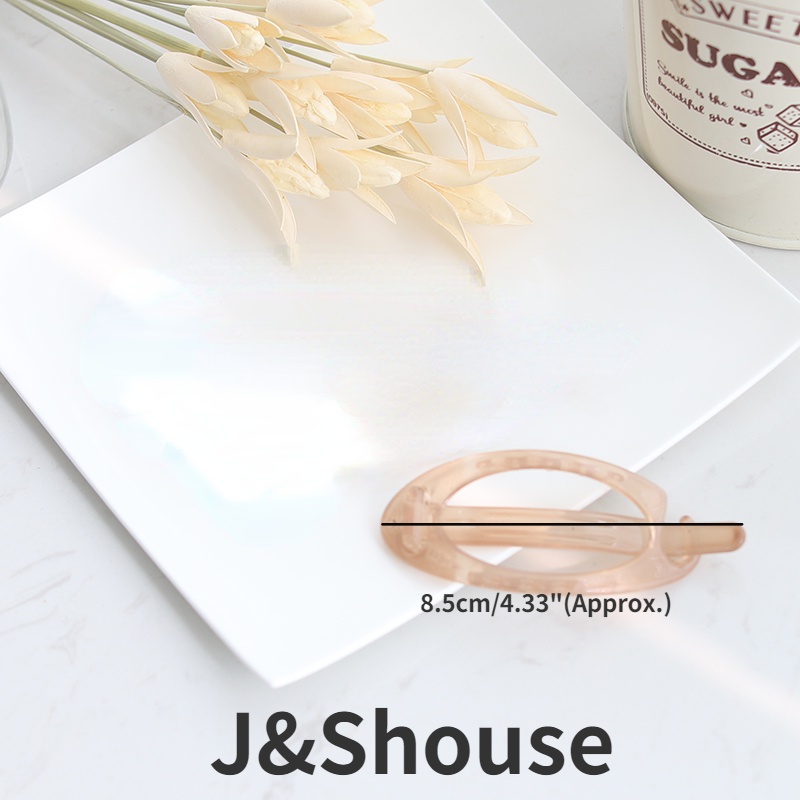 Kẹp Tóc Hình Elip Màu Kẹo Ngọt KF466 Thời Trang