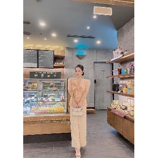 ÁO CỔ NƠ TAY BỒNG OGANZA