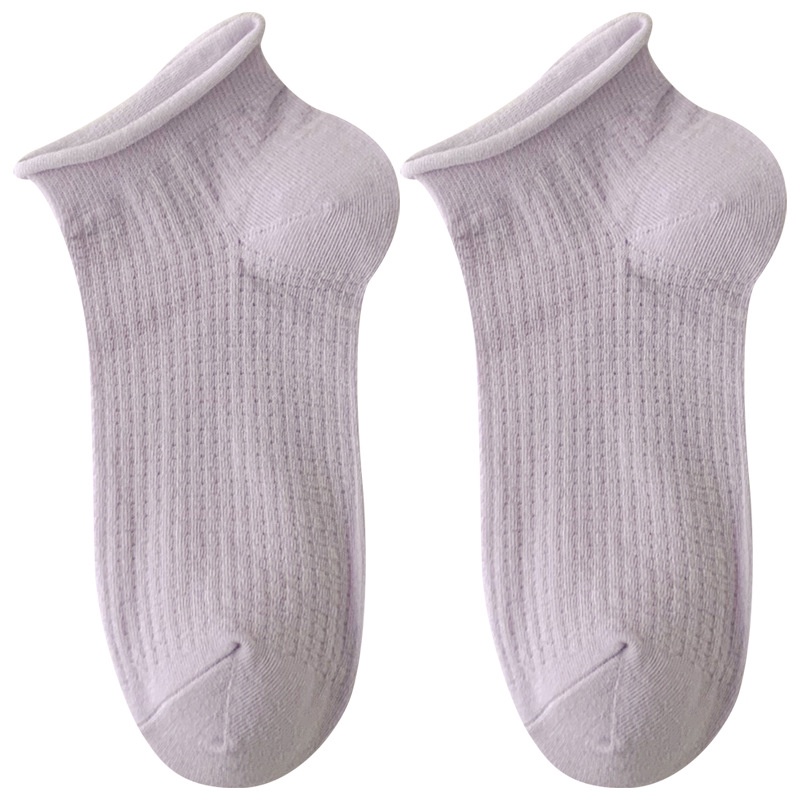 Vớ WAFNHA D512 bằng cotton mỏng nhẹ thoáng khí màu sắc kẹo ngọt phong cách Hàn Quốc cho bé gái