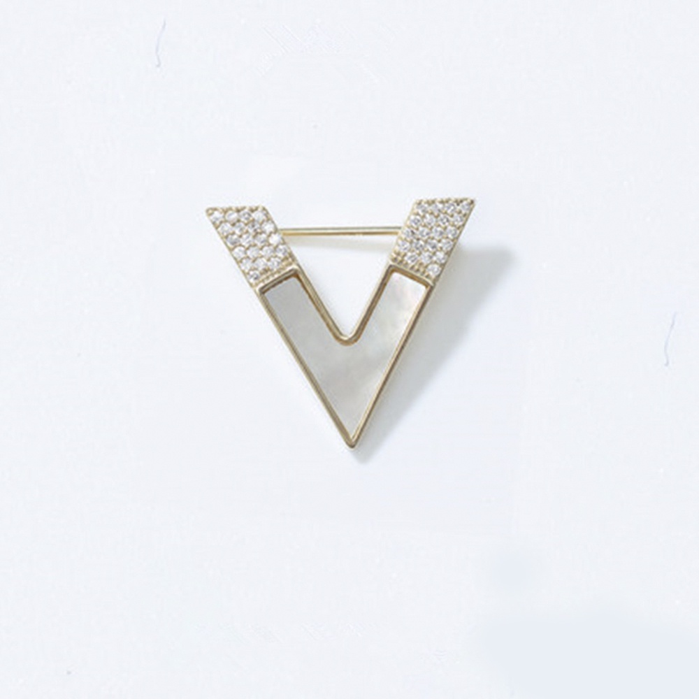 Ghim CàI ÁO HìNh Chữ V ĐíNh Kim Cương Giả ThờI Trang Cho Nữ