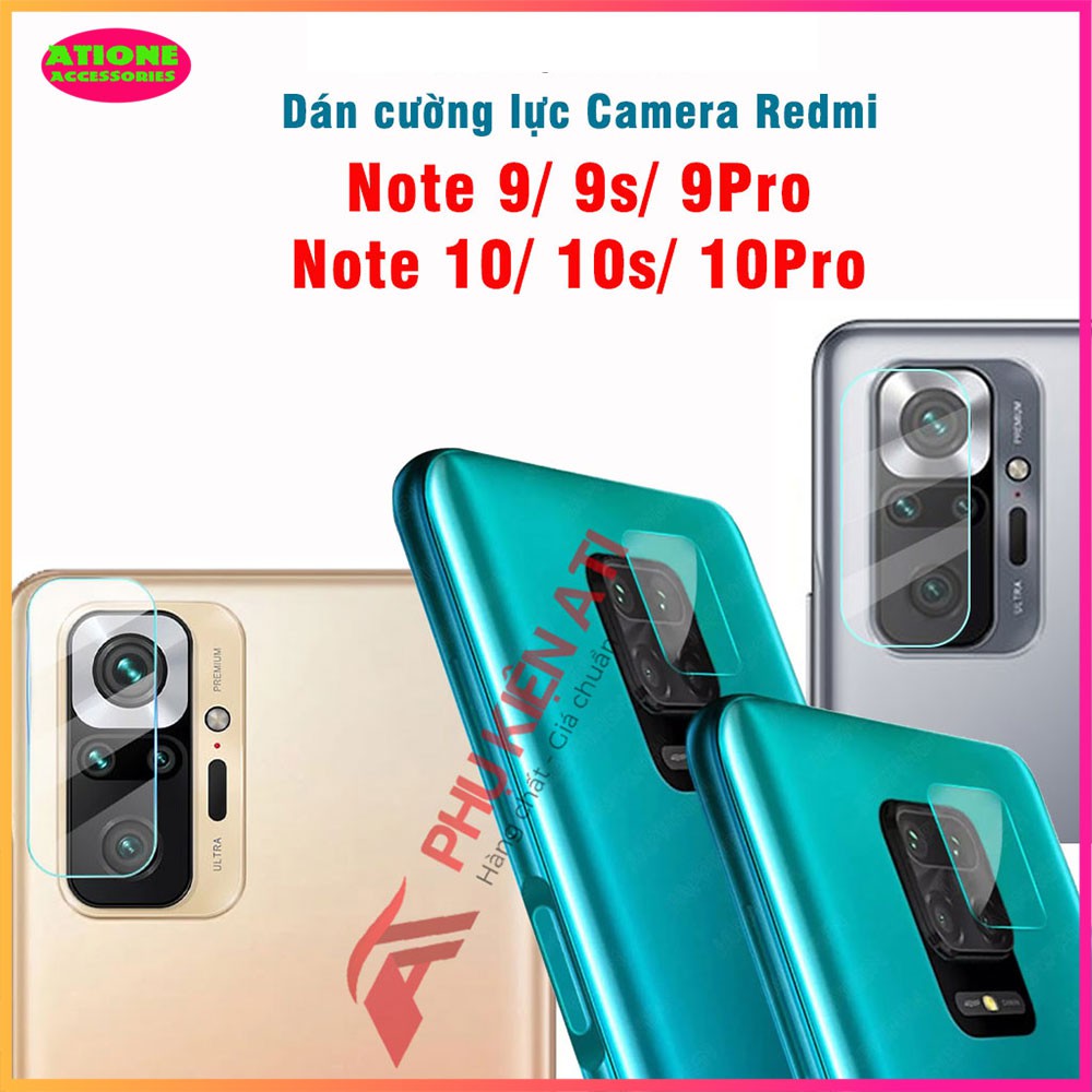 Kính cường Lực Camera Xiaomi Note 9S/ Note 10/ 10s/ Note 9 pro/ Note 10 Pro - Thế hệ mới