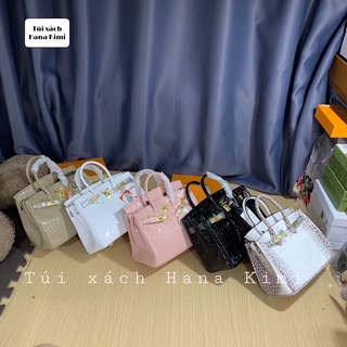 Túi xách Hana Kimi da rắn size 25 - Tặng khăn lụa thắt nơ 🎀