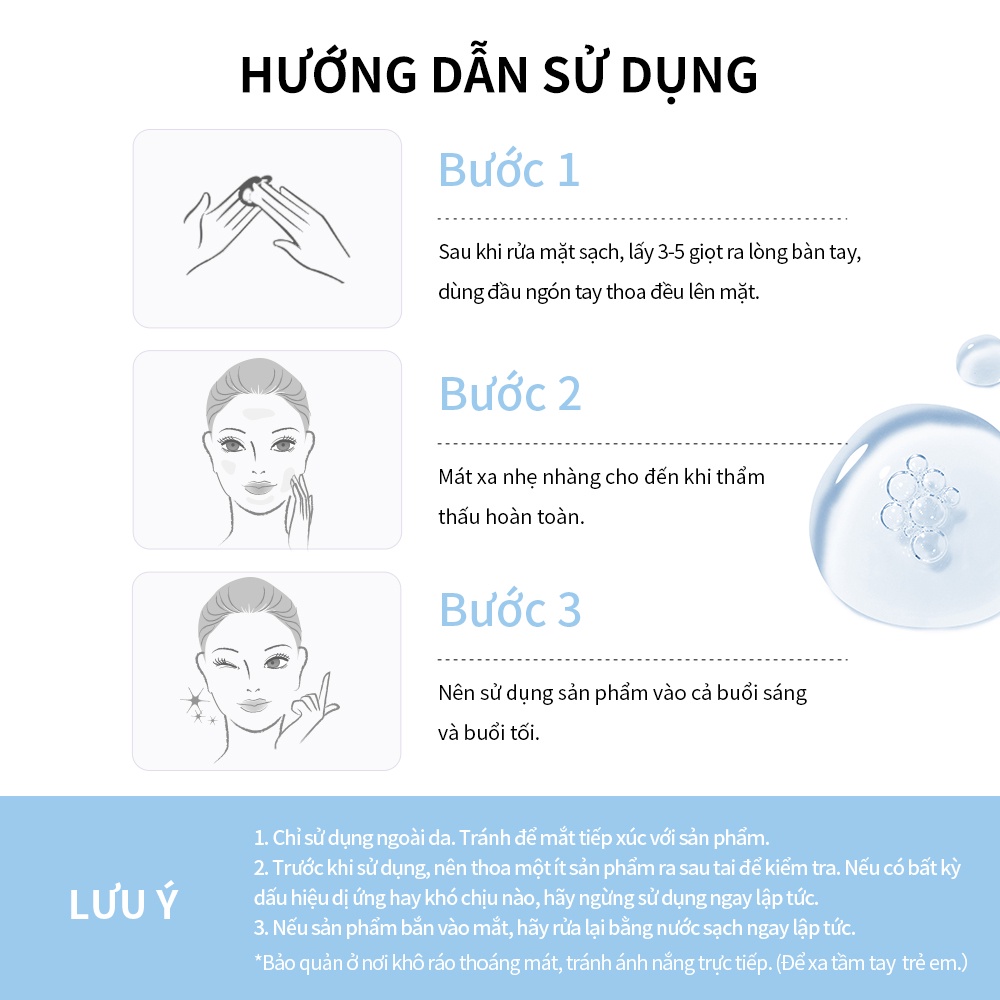 Serum Lanbena Dưỡng Ẩm Làm Sáng Da Chống Nếp Nhăn 4D 30ml