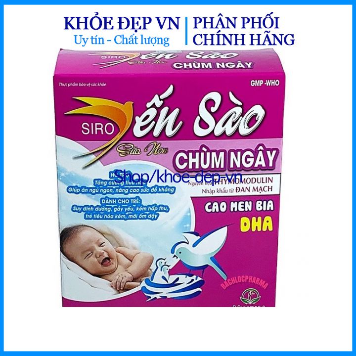 SIRO ĂN NGON YẾN SÀO CHÙM NGÂY – PHÙ HỢP VỚI BÉ ĐANG TRONG GIAI ĐOẠN PHÁT TRIỂN SỨC KHỎE