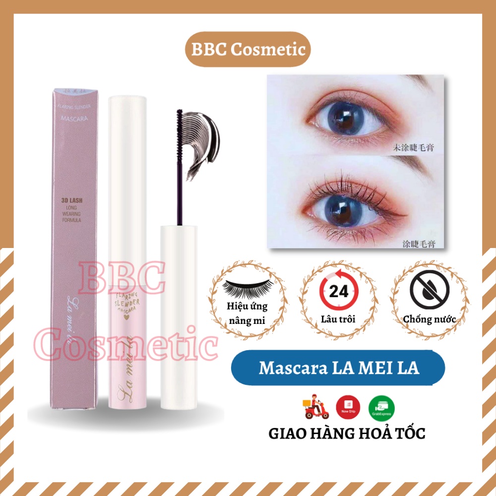 Mascara Lameila Siêu Mảnh Tơi Mi Giúp Mi Cong Tự Nhiên, Không Bết Dính