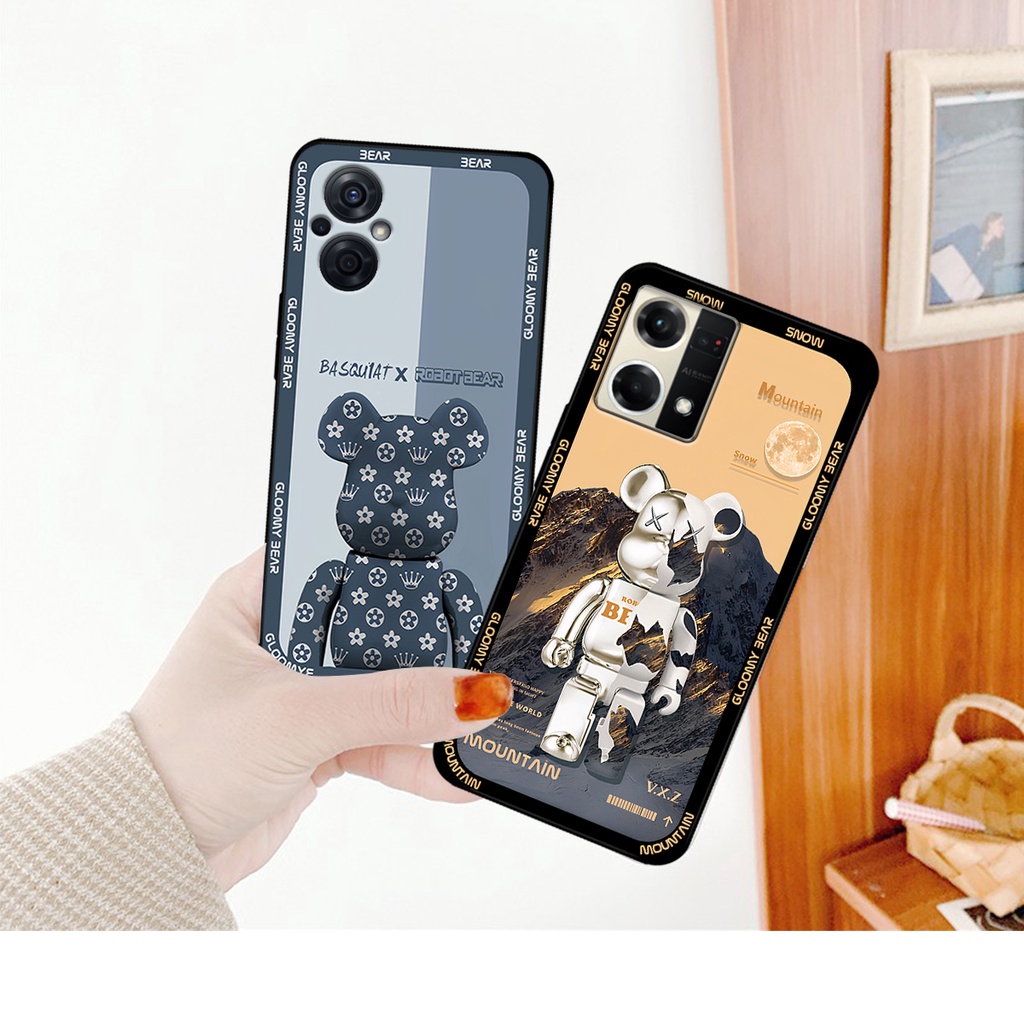 Ốp lưng Oppo Reno 8 4G / Reno 8 Z 5G / Reno 8 5G in hình bearbrick, moutain nasa cá tính,ốp lưng chống sốc, bền đẹp